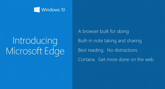 Microsoft chính thức trình làng trình duyệt Microsoft Edge