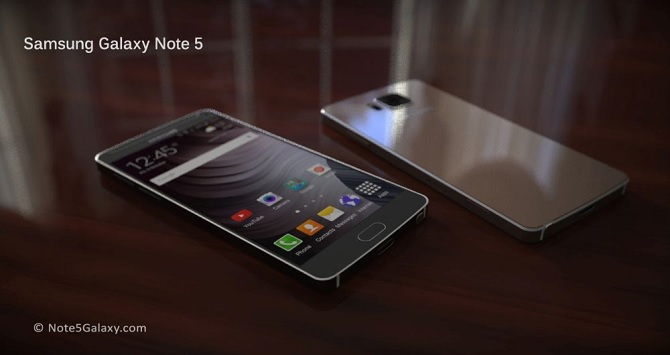 Chiêm ngưỡng concept Galaxy Note 5 với màn hình Super AMOLED 5.9 inch (4K)