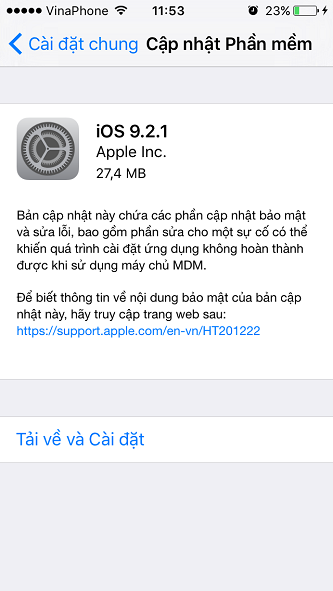 Không phải vô cớ mà Apple lại vội vã phát hành iOS 9.2.1 khi phiên bản 9.3 có nhiều tính năng mới đã đi vào giai đoạn thử nghiệm beta cuối cùng.