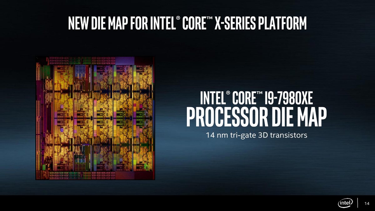 Intel Core i9 Extreme Edition 18 nhân/ 36 luồng giá gần 2000 USD