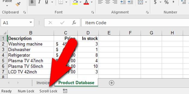 Hướng dẫn tắt Scroll Lock trên Excel