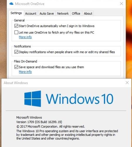 Một số máy tính bị mất Files On-Demand khi nâng cấp lên Windows 10 Fall Creators Update