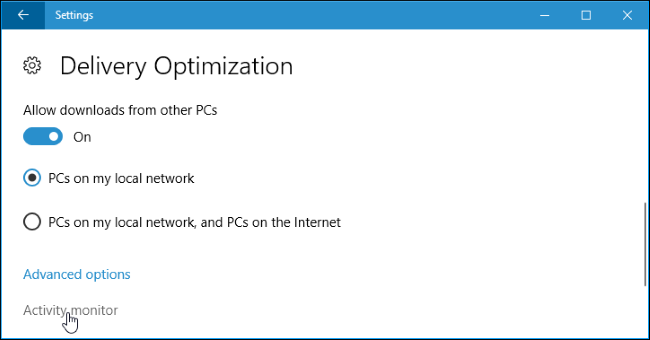 Cách giới hạn băng thông download của Windows Update trên Windows 10