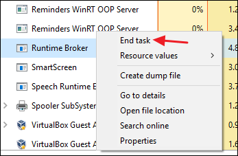 Runtime Broker là gì? Tại sao lại có tiến trình này trên Windows?