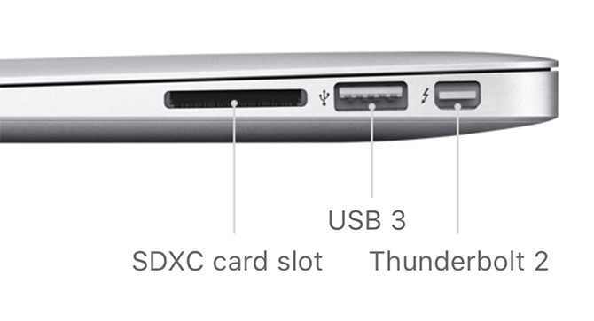 Cổng USB-C và Thunderbolt trên MacBook