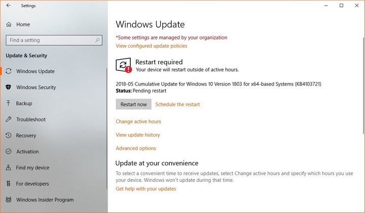 Microsoft tung bản vá lỗi cho Windows 10 April 2018 Update, sửa lỗi Chrome đóng băng