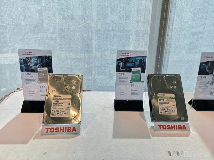 Toshiba tung loạt giải pháp ổ cứng gắn trong mới, dung lượng tối đa 10TB