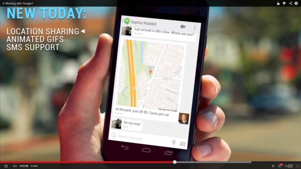 Hangouts thay thế ứng dụng SMS trên Android, hỗ trợ gọi video HD