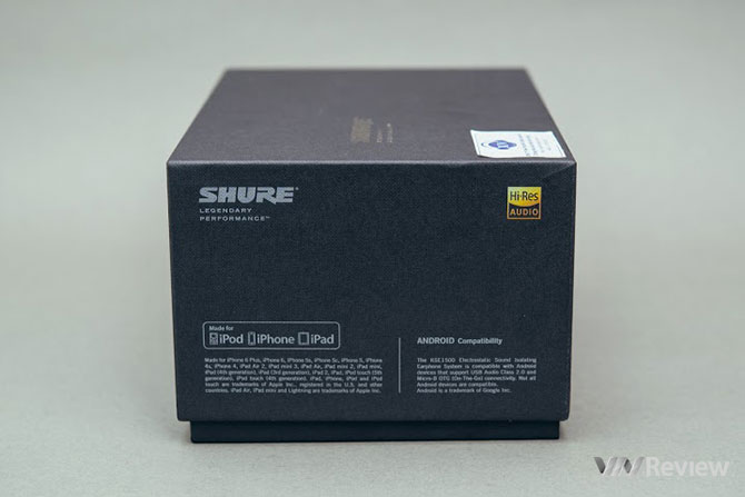 Trên tay Shure KSE1500: tai in-ear tĩnh điện đầu tiên thế giới, giá 85,5 triệu đồng