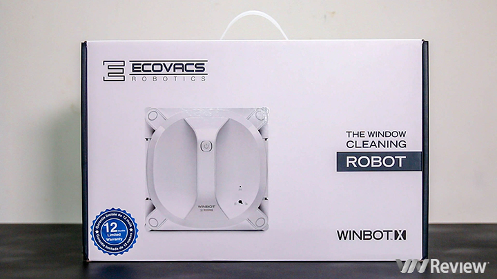 Trên tay robot lau kính tự động Ecovac Winbot X giá 11,9 triệu đồng