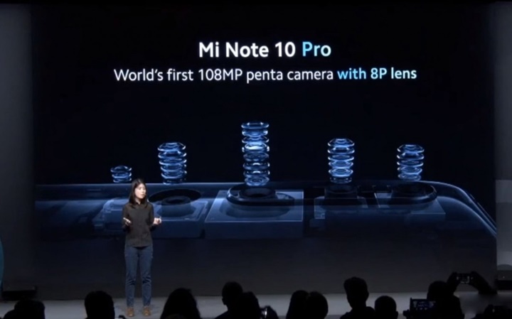 Xiaomi Mi Note 10 chính thức ra mắt: 5 camera sau, cảm biến chính 108 MP