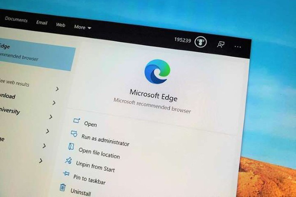 Cách để nhanh chóng xóa bỏ trình duyệt Microsoft Edge mới trên Windows 10