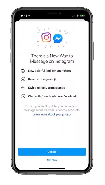 Facebook dường như đang bắt đầu gộp Messenger, Instagram và WhatsApp lại với nhau